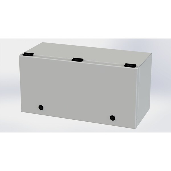 Saginaw Control & Engineering Carbon Steel Electrical Enclosures, 9 in H, 8 in D, 18 in W, NEMA 3R, 4, 12, 13, Hinged - SCE-L9188ELJLG