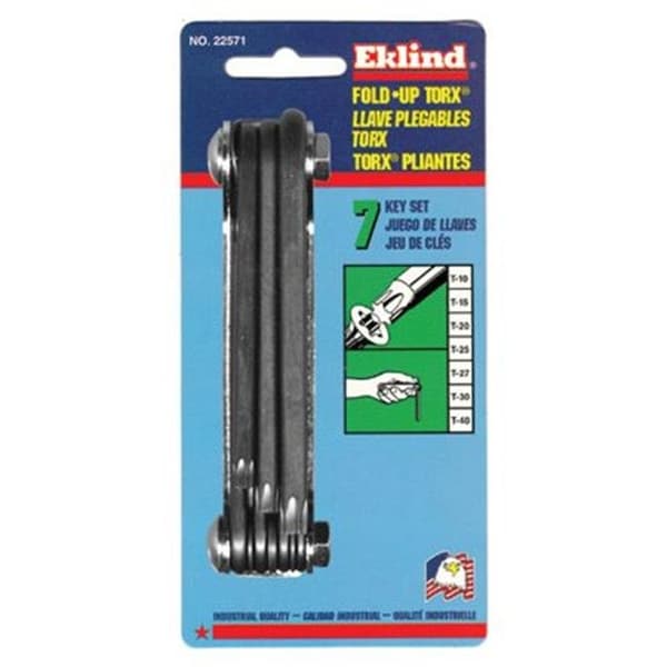 Eklind Eklind Tool 269-22571 7 In 1 Torx Fold-Up Keyset - 269-22571