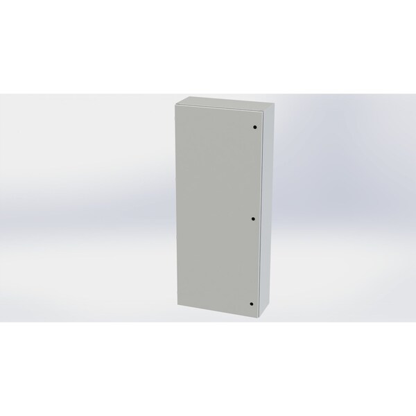 Saginaw Control & Engineering Carbon Steel Electrical Enclosures, 72 in H, 12 in D, 30 in W, NEMA 3R, 4, 12, 13, Hinged - SCE-72EL3012LPLG