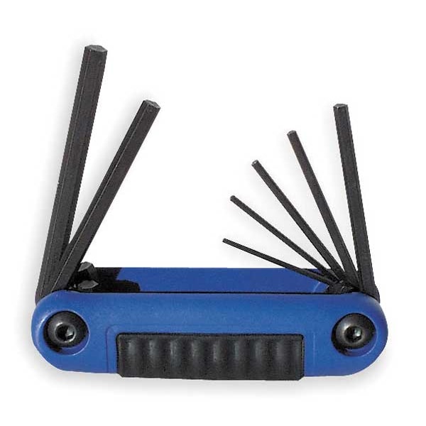 Eklind 6 Piece Metric Fold-Up Hex Key Set, 25169 - 25169
