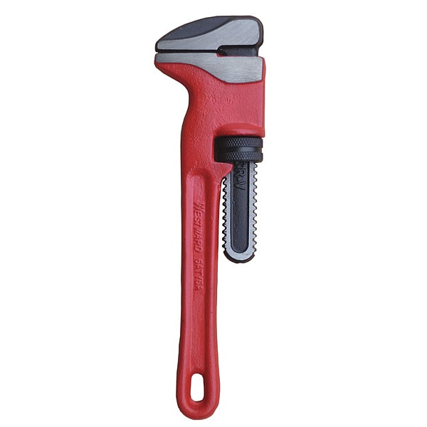 Westward 12 in L 2 5/8 in Cap. Cast Iron Monkey Wrench - 6ATY6