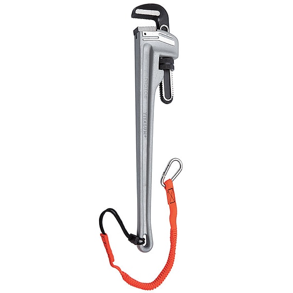 Proto 10 in L 2 in Cap. Aluminum Straight Pipe Wrench - J812A-TT