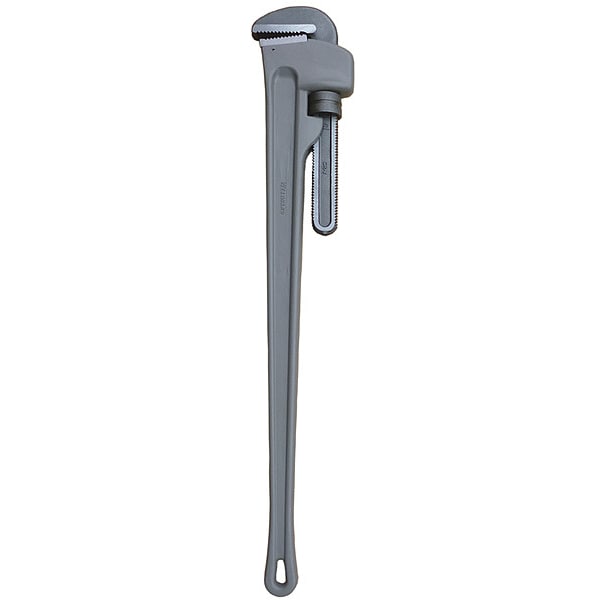 Westward 48 in L 6 in Cap. Aluminum Straight Pipe Wrench - 6ATY3