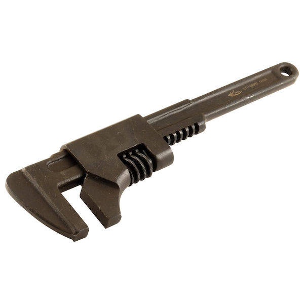 K-Tool International 9 in L 2-1/2 in Cap. Auto Wrench 9", Monkey Wrench, Black Oxide - KTI49309