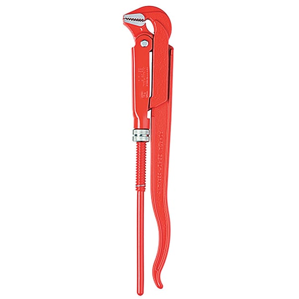 Knipex 25 in L 4 3/8 in Cap. Alloy Steel Swedish Pipe Wrench - 83 10 030