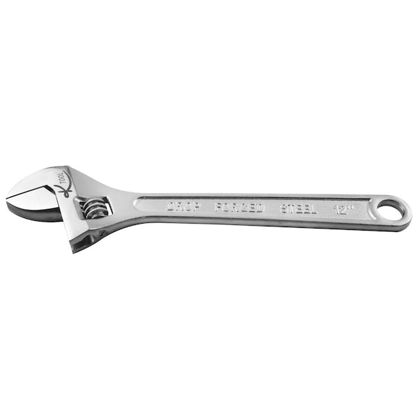 K-Tool International Wrench, Adjustable, 12", Features: For Maximum Strength and Light Weight - KTI-48012