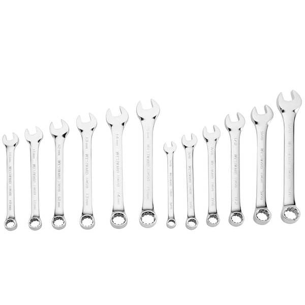 Westward Universal Wrench Set, SAE/Metric, 12 Pc - 33M572