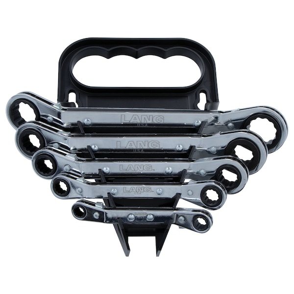 Kastar Hand Tools/A&E Hand Tools/Lang 5PC SAE OFFSET RATCHET BX WRENCH ST - KH5362