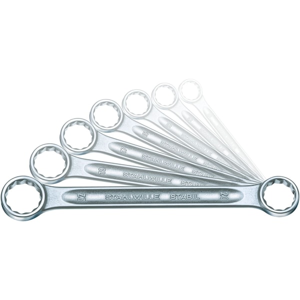 Stahlwille Tools Set double ended ring Wrench No.21/10 10-pcs. - 96410501