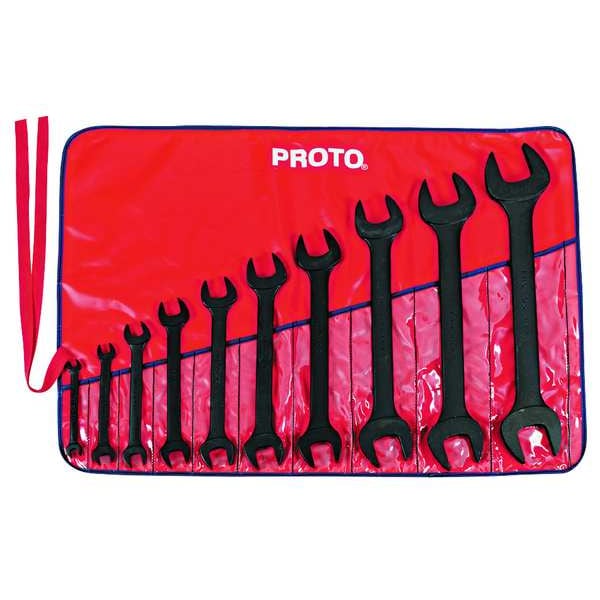 Proto Open End Wrench Set, 5/16-1-5/8 in., 10 Pc - J3000HB