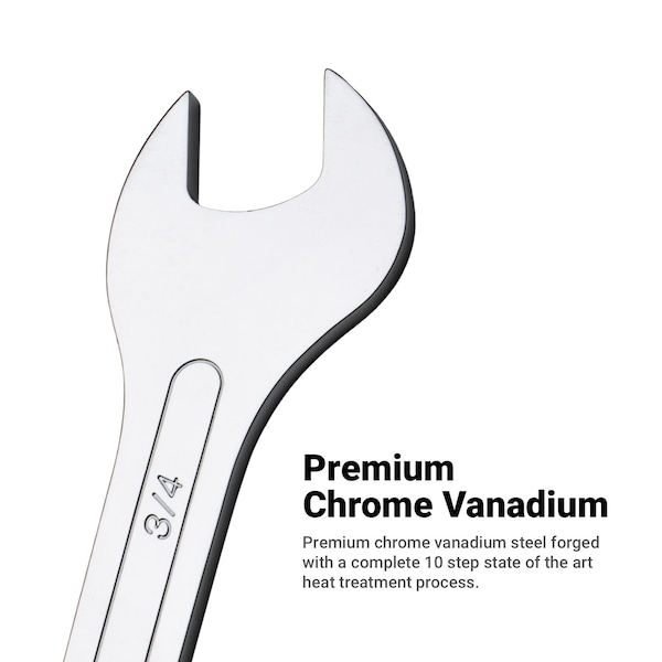 Capri Tools 25 mm x 28 mm Super-Thin Open End Wrench, Metric - CP11850-2528