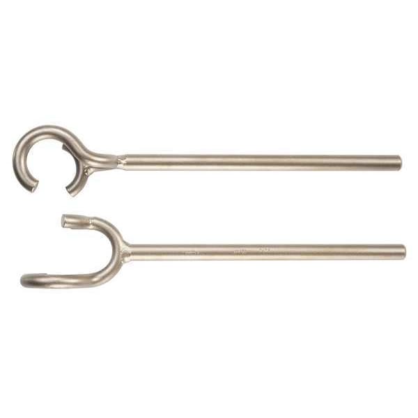 Ampco Safety Tools Claw Wheel Wrench, Non-Spark, 1-3/8, 2-3/8 - WV-10