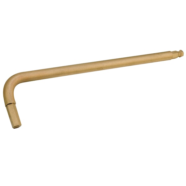 Cs Unitec Non Sparking Allen Wrench, Long Ball, 12mm, Beryllium Copper - EX209L-12B