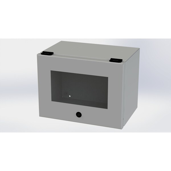 Saginaw Control & Engineering Carbon Steel Electrical Enclosures, 9 in H, 8 in D, 12 in W, NEMA 3R, 4, 12, 13, Hinged - SCE-L9128ELJW