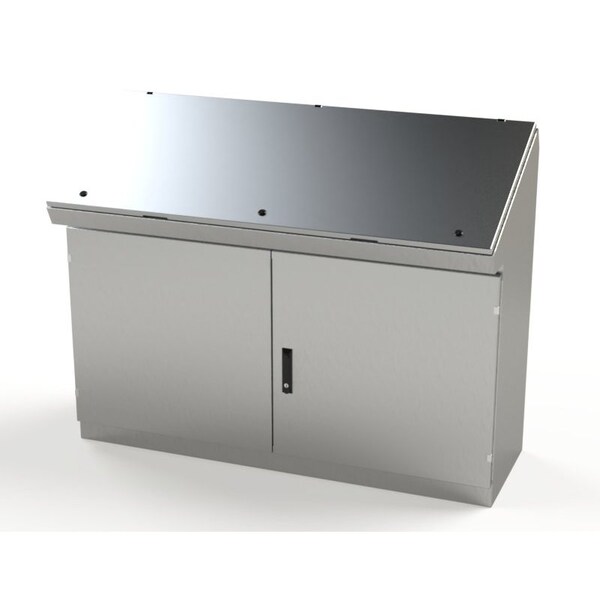 Saginaw Control & Engineering 316 Stainless Steel Electrical Enclosures, 46-1/4 in H, 18-1/2 in D, 59.88 in W, NEMA 3R, 12, 13 - SCE-466019SDCSS6