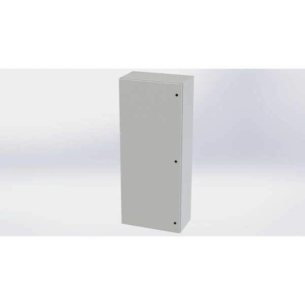 Saginaw Control & Engineering Carbon Steel Electrical Enclosures, 72 in H, 16 in D, 30 in W, NEMA 3R, 4, 12, 13, Hinged - SCE-72EL3016LPLG