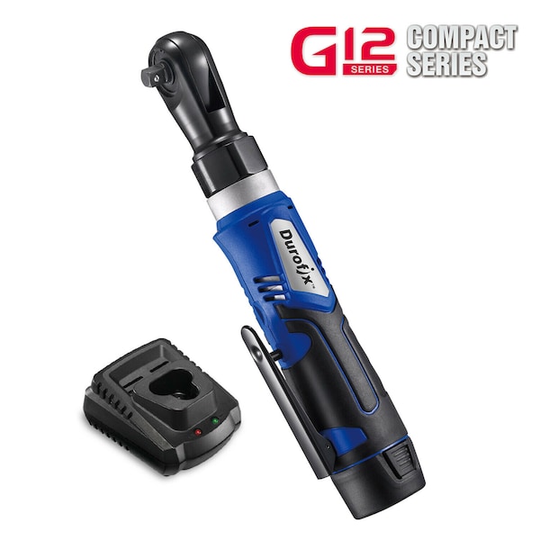 Durofix 3/8" Ratchet Wrench, 45 ft-lbs G12, 1-Battery Kit, RW1209 - RW1209P