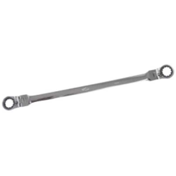 Keen Reversible Extra Long Ratcheting Double Box End Flexible Wrench; 8 x 10 mm - KE322085