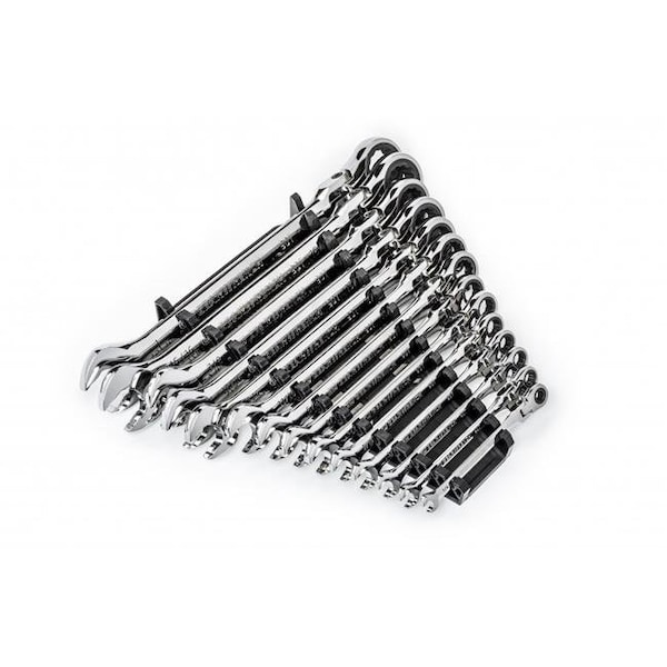 Gearwrench GearWrench KDT86759 90T 12 Point Sae Flex-Head Combination Ratcheting Wrench Set - 14 Piece - KDT86759
