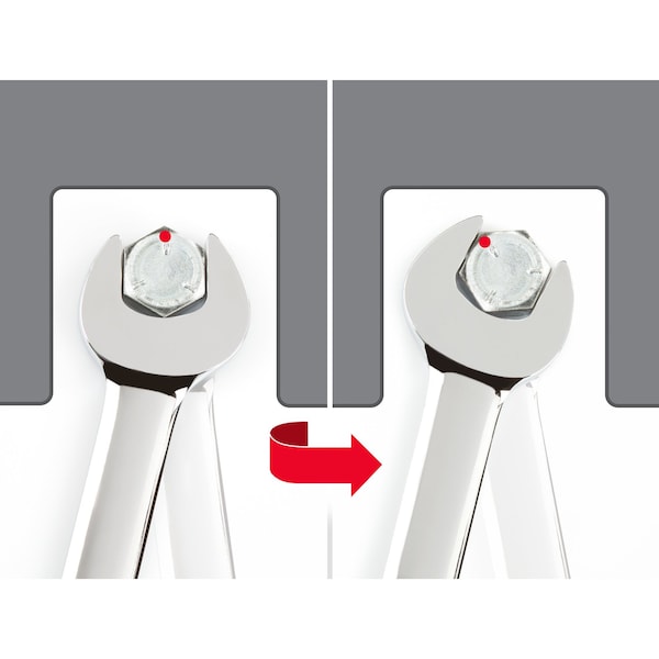 Tekton 17 mm Reversible Ratcheting Combination Wrench - WRN56117