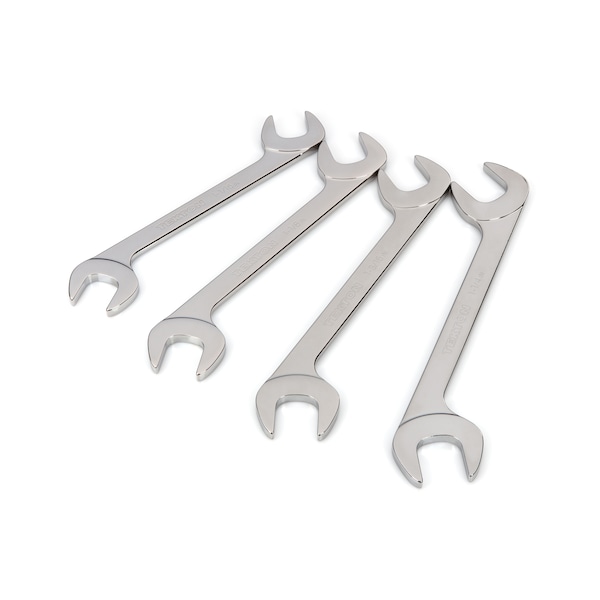 Tekton Angle Head Open End Wrench Set, 4-Piece (1-1/16 - 1-1/4 in.) - WAE90101