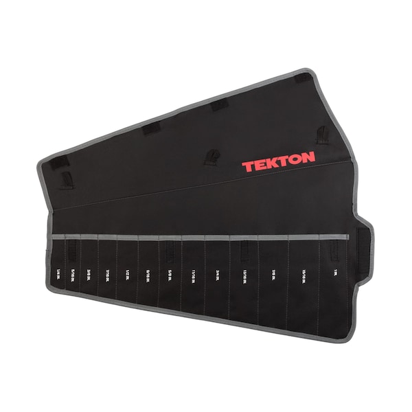Tekton 13-Tool Ratcheting Combination Wrench Pouch (1/4-1 in.) - ORG27313