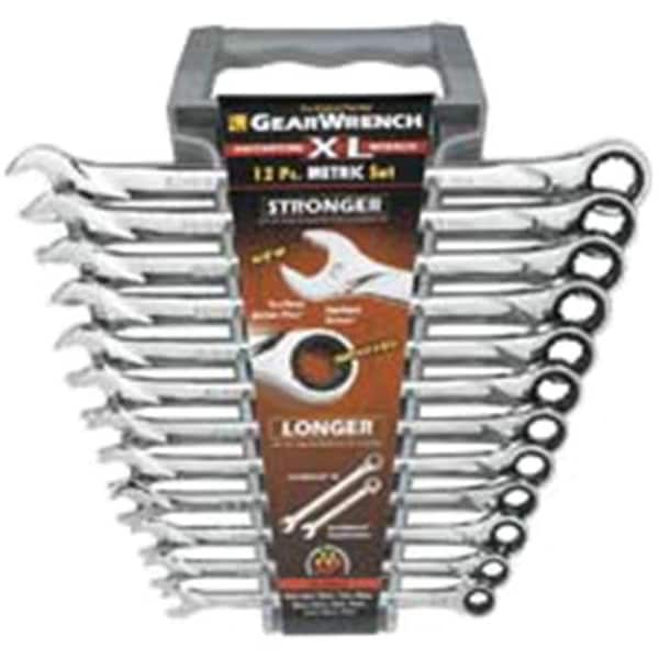 Apex Tool Group Apex Tool Group KD85098 12 Piece Metric GearWrench XL Set 8MM-19MM - KD85098