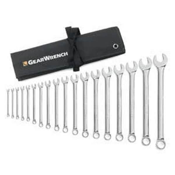 Gearwrench GearWrench 81917 18 pc. Long Pattern Combination Non-Ratcheting Wrench Set - KDT-81917