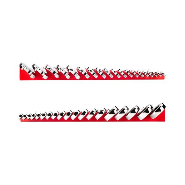 Tekton Ratcheting Combination Wrench Set, 19-Piece (6-24mm) - Rack - WRN53192