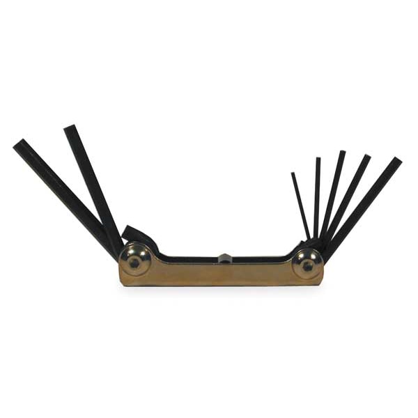 Proto 7 Piece Metric Fold-Up Hex Key Set, J4974 - J4974