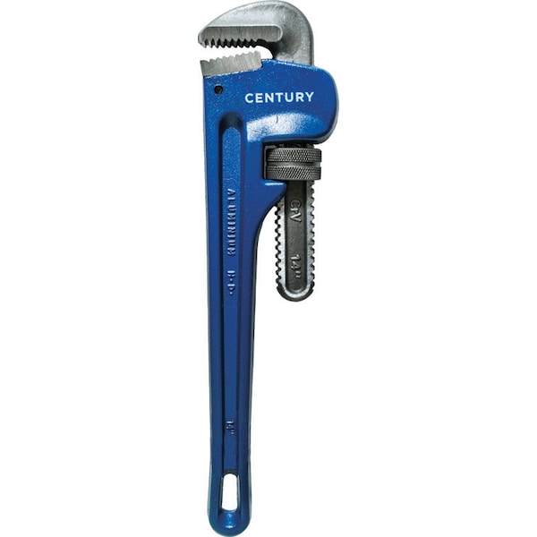 Century Drill & Tool 14" L 1-7/8" Cap. Aluminum Pipe Wrench - 72606