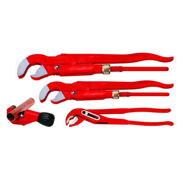 Rothenberger 6 in L 1 1/2 in Cap. Steel Professional Pipe Wrench-Tube Cutter, S - 70135X