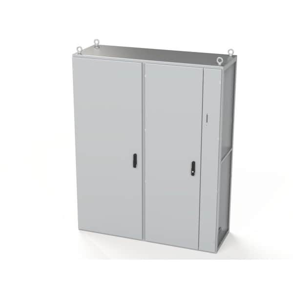 Saginaw Control & Engineering Carbon Steel Electrical Enclosures, 78.74 in H, 22 in D, 62.99 in W, NEMA 3R, 12, 13, Hinged - SCE-TD201606LG
