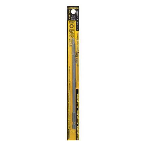 Eazypower Hex Key Bit, 5/32", 6" - 79362