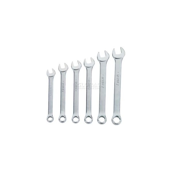 Stanley Stanley 85-927 6 Piece Full Polish Combination Wrench Set, 12 Point - 85-927
