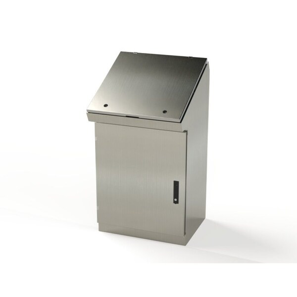 Saginaw Control & Engineering 316 Stainless Steel Electrical Enclosures, 46-1/4 in H, 18-1/2 in D, 25-1/4 in W, Hinged - SCE-462519SDCSS6