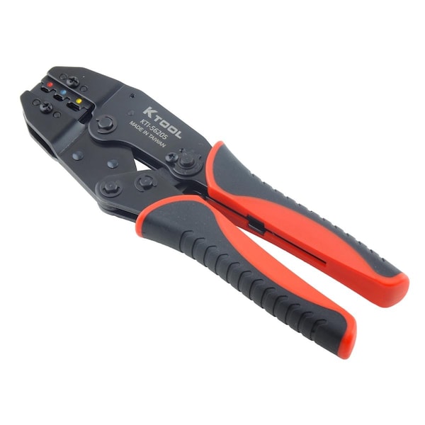 K-Tool International Ratcheting Terminal Crimper, 8.7" - KTI56205