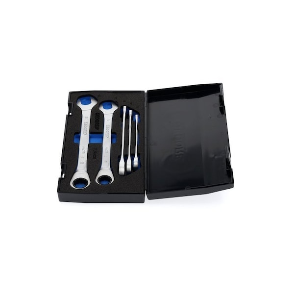 Gedore Combination Ratchet Set, 5 pcs., 8-19mm - 7 R-005