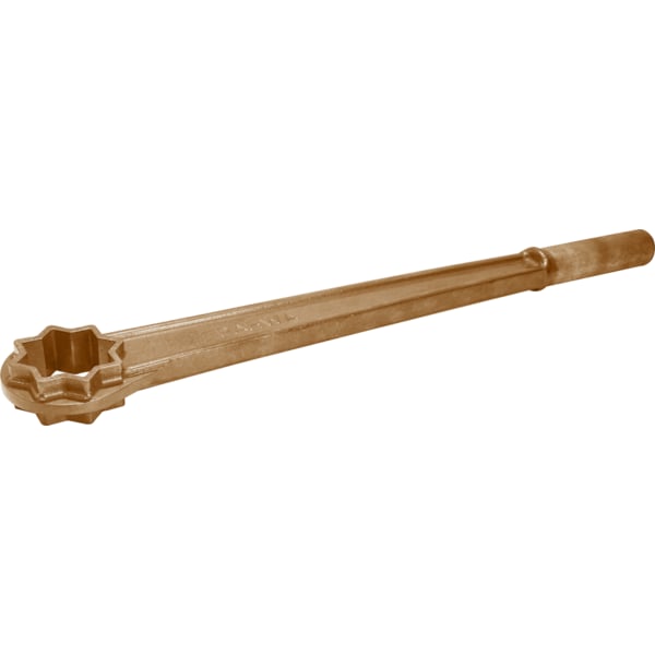 Pahwa QTi Non Sparking, Non Magnetic Star Valve Wrench - 27 mm x 350 mm - SV-1027