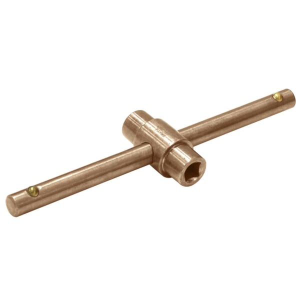 Pahwa QTi Non Sparking, Non Magnetic Cylinder Wrench/Key - 9.5 mm - CY-1009
