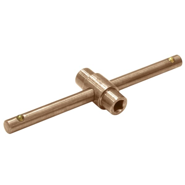Pahwa QTi Non Sparking, Non Magnetic Cylinder Wrench/Key - 8 mm - CY-1008