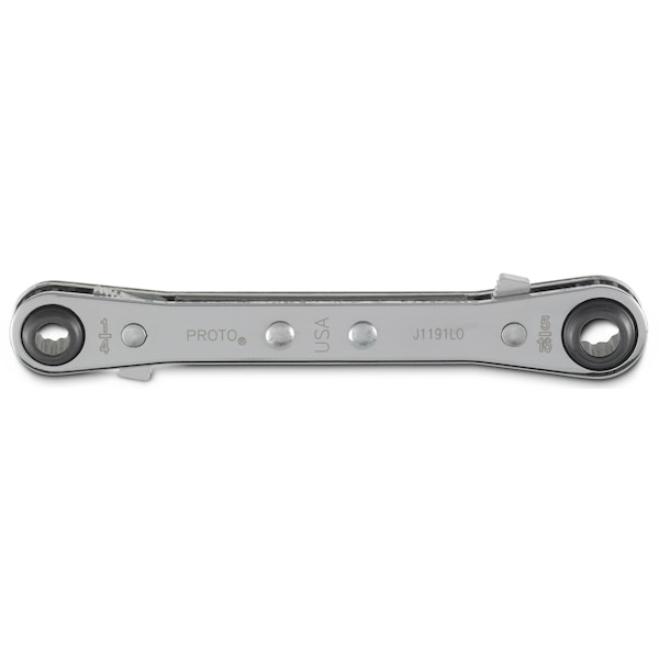 Proto Double Box Reversible Ratcheting Wrench 1/4" x 5/16" - 12 Point - J1191LO