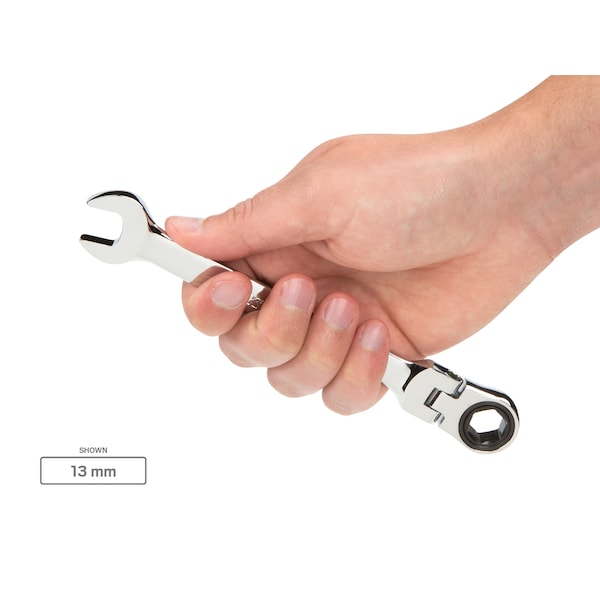 Tekton Flex Ratcheting Combination Wrench Set, 15-Piece (8-22mm) - WRN57161