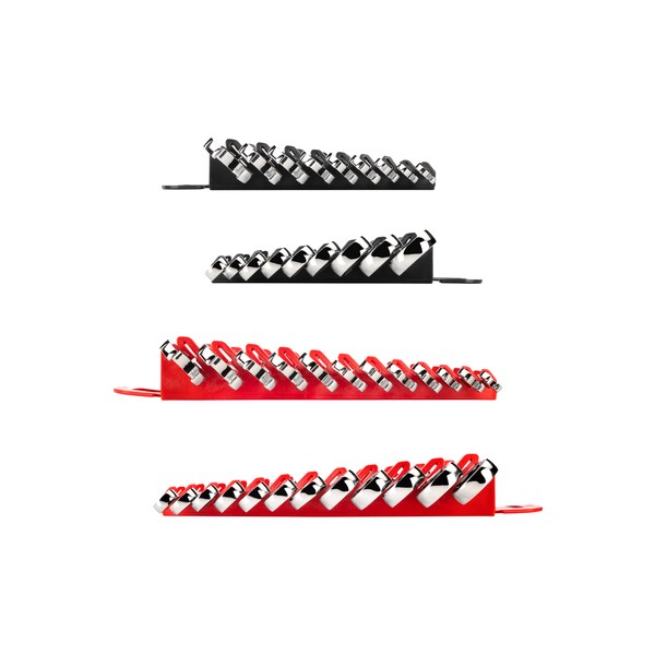 Tekton Flex Ratcheting Combination Wrench Set, 21-Piece (1/4-3/4", 8-19mm) - Holder - WRN57321