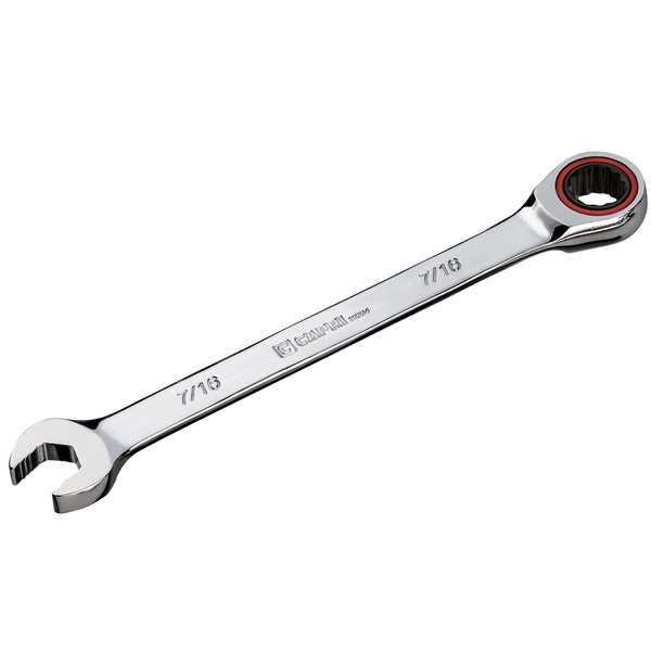 Capri Tools 100-Tooth 7/16 in Ratcheting Combination Wrench - CP11604