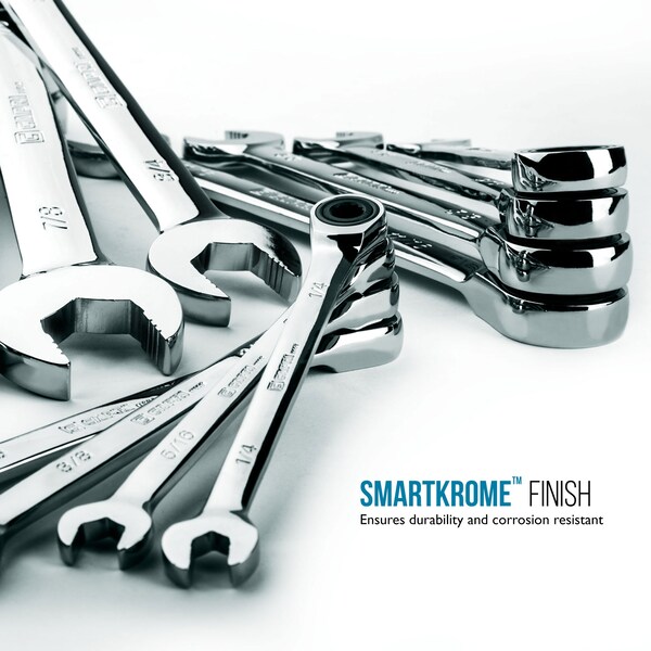 Capri Tools 100-Tooth 11/16 in Ratcheting Combination Wrench - CP11609
