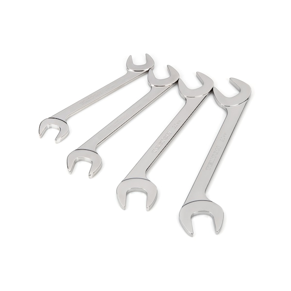 Tekton Angle Head Open End Wrench Set, 4-Piece (24-32 mm) - WAE90201