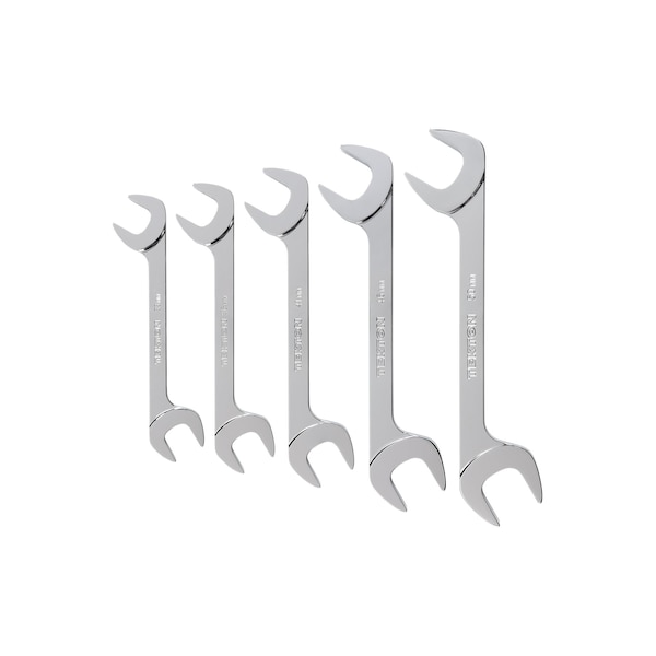 Tekton Angle Head Open End Wrench Set, 5-Piece 33-50 mm - WAE90203