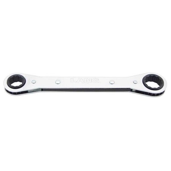 Lang Lang LNG-RB2428 0.75 x 0.87 in. Flat Ratchet Box Wrench - LNG-RB2428