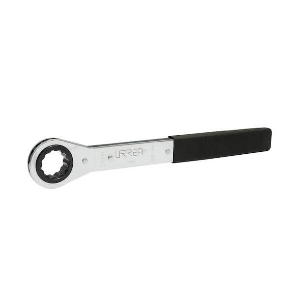 Urrea Heavy-duty 12-Point ratcheting Box-end Wrench, 30Mm openiing size. - WER30M